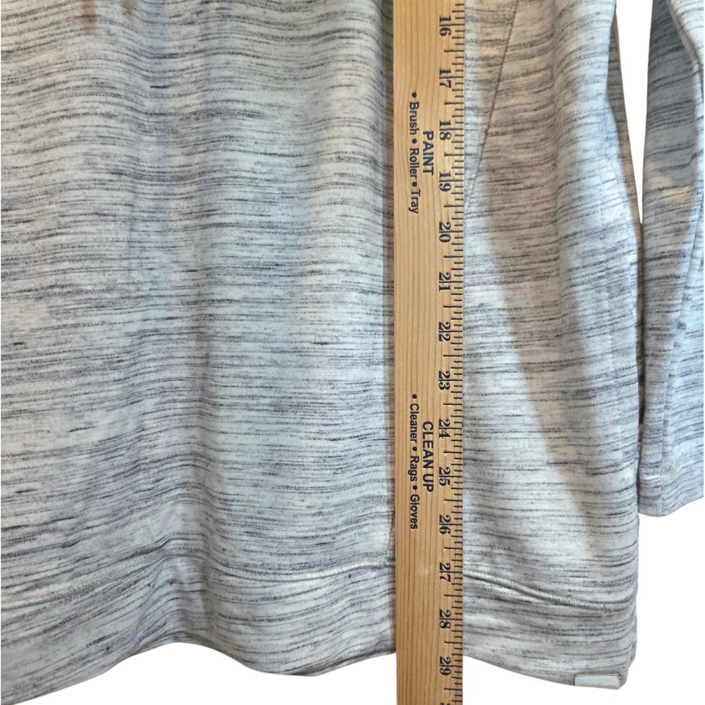 Eddie Bauer Tunic Top Pullover Cowl Neck Large Cream Heather - Picture 9 of 10